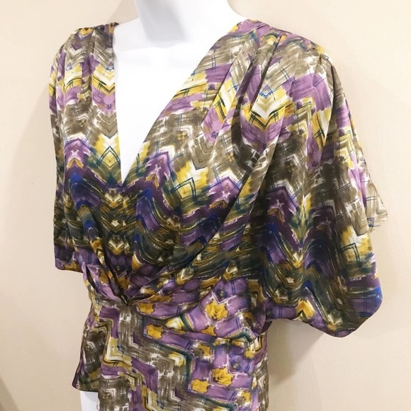 Anthropologie Fei Dolman Sleeve Kimono Top Small - Picture 3 of 13